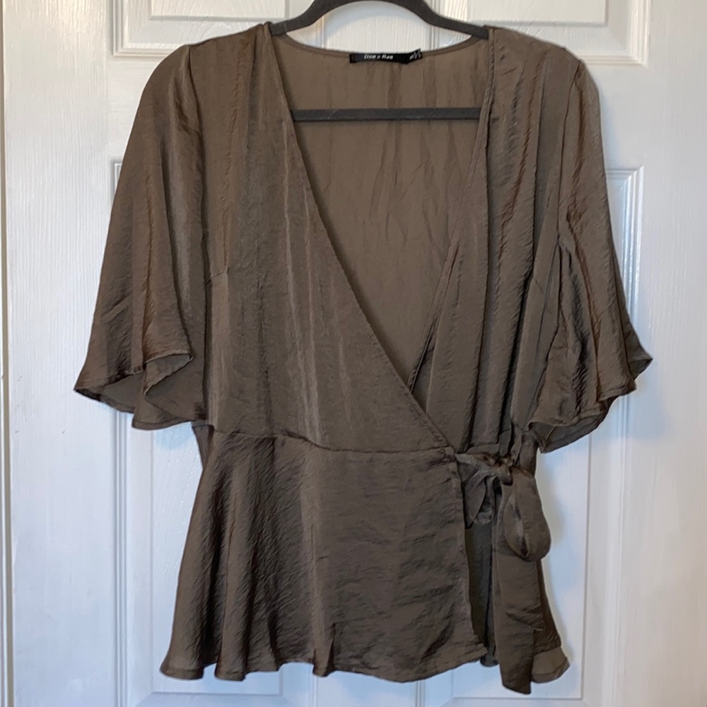 Boutique wrap top - never worn